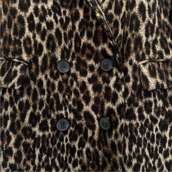 Zara Leopard Print Blazer Coat - Picture 4 of 9